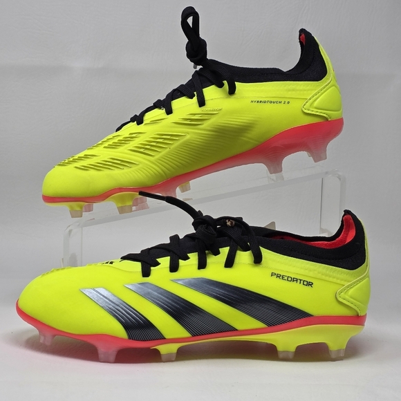 Adidas Predator Pro FG IG7776 Yellow / Black Soccer Cleats Men's Size 6 New - Picture 3 of 12